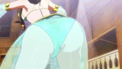 Rule 34 | 10s, amy (suisei no gargantia), animated, animated gif, arabian clothes, ass, ass shake, close-up, dancer, dancing, jewelry, lots of jewelry, lowres, melty (suisei no gargantia), saaya (suisei no gargantia), suisei no gargantia