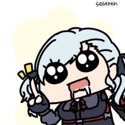 Rule 34 | 1girl, animated, animated gif, drooling, girls&#039; frontline, lowres, open mouth, seseren, spas-12 (girls&#039; frontline)