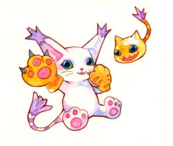 Rule 34 | animal ears, cat, cat ears, digimon, digimon (creature), gloves, holy ring, jewelry, lowres, nyaromon, ring, tail, tailmon