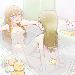 Rule 34 | 00s, 10s, 2girls, bad id, bad pixiv id, barefoot, bath, bathing, bathtub, blue eyes, blush, breasts, brown hair, completely nude, crepe (precure 5), feet, hair down, houjou hibiki, hummy (suite precure), long hair, minamino kanade, multiple girls, nipples, nude, ogry ching, open mouth, orange hair, precure, same-sex bathing, shared bathing, sitting, small breasts, smile, soles, steam, suite precure, syrup (precure 5), syrup (yes! precure 5), toes, volternative, water, wet, yes! precure 5