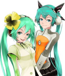 Rule 34 | 1girl, green eyes, green hair, hatsune miku, headset, long hair, looking at viewer, odds&amp;ends, odds &amp; ends (vocaloid), pansy, project diva (series), project diva f, saiki2, smile, twintails, vocaloid, weekender girl, weekender girl (vocaloid), yellow flower, yellow pansy