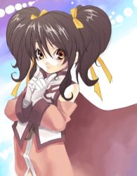 Rule 34 | 00s, anise tatlin, brown eyes, brown hair, natsuhiko, natsuhiko (pixiv531357), solo, tales of (series), tales of the abyss, twintails