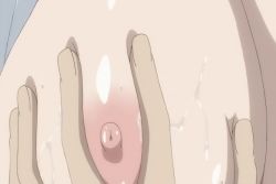 Rule 34 | 10s, animated, animated gif, grabbing another&#039;s breast, breasts, butcha-u, cleavage, grabbing, groping, jutaijima, kisaragi rei, large breasts, nipples