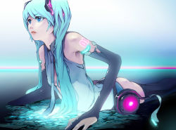 Rule 34 | 1girl, hatsune miku, hatsune miku (append), highres, long hair, necktie, si-phone, solo, tagme, twintails, vocaloid, vocaloid append
