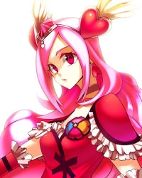 Rule 34 | 00s, 1girl, bad id, bad pixiv id, black neckwear, cure passion, dress, fresh precure!, hair ornament, head wings, heart, heart hair ornament, higashi setsuna, magical girl, pink eyes, pink hair, precure, solo, wings, zakki