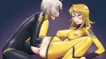 Rule 34 | 10s, 2girls, animated, anus, ass, blonde hair, blue eyes, bodysuit, bouncing breasts, breasts, censored, covered erect nipples, double fisting, double penetration, double vaginal, fisting, long hair, minazuki juuzou, moaning, mori yuki, multiple girls, multiple insertions, multiple penetration, multiple vaginal, nipples, open mouth, pussy, pussy juice, short hair, silver hair, skin tight, stomach bulge, torogao, uchuu senkan yamato, uchuu senkan yamato 2199, uniform, vaginal, video, yamamoto akira
