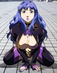 Rule 34 | animated, animated gif, blue hair, breasts, cleavage, cum, cum in mouth, ibento e ikou! sono, long hair, macross, macross frontier, sheryl nome, yabusame