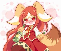Rule 34 | artist request, dog, drunk, fullbokko heroes, furry, open mouth, red eyes