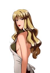 apron blonde_hair blue_eyes cowboy_bebop highres julia_(cowboy_bebop) lucyguusi tagme