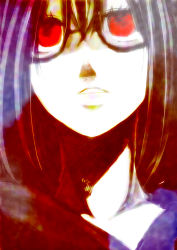 black_hair durarara!! glasses short_hair sonohara_anri