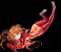 Rule 34 | 00s, 1girl, ass, blue eyes, blush, bodysuit, butt crack, downpants, flat chest, highres, legs, legs up, long hair, lying, md5 mismatch, multicolored clothes, neon genesis evangelion, on stomach, open mouth, orange hair, plugsuit, rebuild of evangelion, red bodysuit, resolution mismatch, sakuya tsuitachi, see-through, see-through bodysuit, shiny clothes, skin tight, solo, source larger, souryuu asuka langley, test plugsuit, twintails, very long hair, wide hips