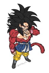 dragon_ball dragon_ball_gt fenyon highres non-web_source son_goku super_saiyan super_saiyan_4