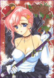 Rule 34 | 00s, 1girl, alternate hairstyle, bad id, bad pixiv id, blue eyes, blush, breasts, cane, christmas, dress, earrings, elbow gloves, covered erect nipples, gloves, gundam, gundam seed, gundam seed destiny, hair ornament, hat, jewelry, large breasts, long hair, meer campbell, pink hair, snowflakes, solo, sskingdom, star (symbol), star hair ornament, takamura kazuki, white gloves