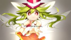 Rule 34 | 1girl, animal ears, breasts, gloves, green hair, hat, highres, leotard, mad rat dead, mouse (animal), mouse ears, mouse girl, nippon ichi, rat god, red eyes, tearing up, tears, top hat, wings, wrist cuffs