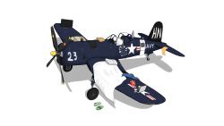 Rule 34 | aircraft, airplane, atamonica, bag of chips, black shirt, blanket, box, cardboard box, clothes hanger, cockpit, computer, cup, f4u corsair, highres, hood, hoodie, laptop, military, mouse (computer), mousepad (object), no humans, original, pillow, propeller, sandals, shirt, simple background, t-shirt, vehicle focus, white background, world war ii