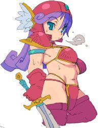 Rule 34 | armor, breasts, chunsoft, cleavage, dragon quest, dragon quest iii, enix, metata, soldier (dq3), weapon