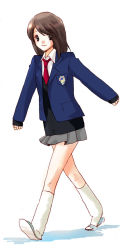 Rule 34 | 1girl, blazer, haruyo (imokenp), jacket, original, pleated skirt, school uniform, skirt, socks, solo