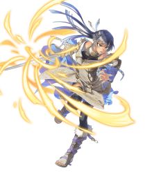 Rule 34 | black legwear, braid, crown braid, fire emblem, fire emblem: mystery of the emblem, fire emblem heroes, full body, highres, holding, holding sword, holding weapon, nintendo, official art, solo, sword, transparent background, weapon