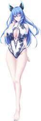 Rule 34 | 1girl, absurdres, aoe mai, atelier kaguya, bare arms, bare legs, bare shoulders, barefoot, blue hair, blue nails, breasts, choco chip, cleavage, closed mouth, fingernails, floral print, flower, full body, game cg, hair ornament, hand up, head tilt, highleg, highleg swimsuit, highres, large breasts, long hair, looking at viewer, love x holic ~miwaku no otome to hakudaku kankei~, mama x holic, mama x holic ~miwaku no mama to amaama kankei~, mature female, nail polish, one-piece swimsuit, one eye closed, pale skin, purple eyes, sleeveless, smile, solo, standing, swimsuit, thighs, toes, transparent background