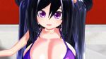 Rule 34 | 3d, animated, ariane cevaille, audible music, black hair, breasts, dancing, dress, earrings, garter belt, garter straps, huge breasts, jewelry, large breasts, long hair, mikumikudance (medium), music, necklace, panties, purple eyes, see-through, silo9, singing, slapping, sound, thighhighs, twintails, underwear, video