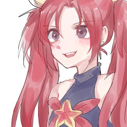 Rule 34 | 1girl, alternate costume, alternate hair color, alternate hairstyle, bare shoulders, bow, highres, jinx (league of legends), league of legends, long hair, magical girl, red bow, red eyes, red hair, red neckwear, star guardian (league of legends), star guardian jinx, twintails, very long hair