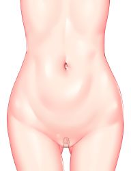 Rule 34 | 1girl, absurdres, bad id, bad pixiv id, bandaid, bandaid on pussy, close-up, commentary request, gluteal fold, groin, highres, mannack, navel, navel focus, nude, original, simple background, solo, stomach, thighs, white background