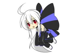 Rule 34 | 1girl, animated, animated gif, bug, butterfly, butterfly wings, caffein, chibi, insect, insect wings, long hair, ponytail, red eyes, solo, vocaloid, white hair, wings, yowane haku