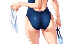 Rule 34 | 1girl, ass, close-up, competition swimsuit, goggles, highres, norizou type-r, one-piece swimsuit, original, solo, swimsuit, wallpaper