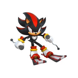 Rule 34 | absurdres, gloves, highres, male focus, mario &amp; sonic at the olympic games, mario &amp; sonic at the olympic winter games, multicolored hair, red eyes, sega, shadow the hedgehog, short hair, skiing, sonic (series), spiked hair