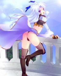Rule 34 | 00s, 1boy, androgynous, ass, bad id, bad pixiv id, bishounen, blue eyes, boots, bulge, final fantasy, final fantasy ix, fingerless gloves, gloves, kuja, long hair, male focus, minatosaiga, silver hair, solo, thighhighs, trap