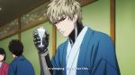 Rule 34 | 1girl, 2boys, alcohol, angry, animated, sound, bald, blush, drunk, english text, genos, green hair, japanese clothes, multiple boys, one-punch man, open mouth, saitama (one-punch man), smile, tatsumaki, video, video