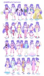 1girl chinese_clothes chui highres purple_hair ranma_1/2 shampoo_(ranma_1/2)