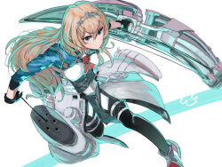 Rule 34 | 1girl, black gloves, blonde hair, blue eyes, blush, bow (weapon), breasts, compound bow, corset, cropped jacket, dress, flower, gegeron, gloves, green jacket, hair between eyes, hairband, highres, jacket, kantai collection, long hair, long sleeves, machinery, medium breasts, military uniform, open mouth, quiver, red flower, red rose, rose, simple background, smokestack hair ornament, solo, tiara, uniform, victorious (kancolle), weapon