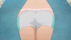 Rule 34 | 10s, 1girl, animated, animated gif, anime screenshot, ass, ass shake, butt crack, screencap, shorts, solo, sunohara nana, sunoharasou no kanrinin-san