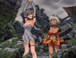 Rule 34 | 1990s (style), animated, animated gif, bouncing breasts, breasts, dancing, huge breasts, jewelry, jungle de ikou, lowres, mii (jungle de ikou), necklace, rongo