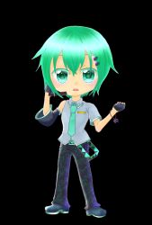 Rule 34 | 1boy, black background, chibi, hatsune mikuo, highres, tagme, vocaloid