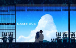 Rule 34 | 00s, cloud, day, incle s, plant, potted plant, sky, summer, summer wars