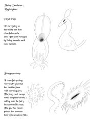 Rule 34 | comic, monochrome, monster, no humans, okamisaga, plant, restrained, tentacles, vore, white background