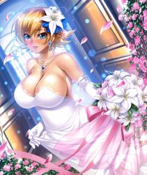 Rule 34 | 00s, 1girl, animated, animated gif, bare shoulders, before and after, blonde hair, blue eyes, blush, breasts, bride, cleavage, covered erect nipples, dress, dutch angle, hair ornament, igawa sakura, kagami hirotaka, large breasts, lilith-soft, looking at viewer, mosatsu, nipples, paper, pussy juice, revealing clothes, see-through, short hair, smile, solo, standing, taimanin (series), taimanin asagi, taimanin asagi kessen arena, tearing, tears, third-party edit, uncensored, wedding dress