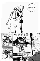 Rule 34 | comic, great teacher onizuka, greyscale, gtokuma, hard-translated, kuma (2ch), monochrome, playing games, tekken, third-party edit