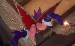 Rule 34 | 3d, animated, ass, boots, cape, from below, panties, solo, tagme, twails of mwana, underwear, upskirt, video
