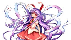Rule 34 | animal ears, antinomy of common flowers, carrot, harukawa moe, long hair, official art, rabbit ears, red eyes, reisen udongein inaba, solo, tagme, touhou, transparent background, urban legend in limbo, very long hair