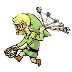 Rule 34 | 1boy, bad id, bad pixiv id, blonde hair, hat, link, lowres, male focus, mask, nintendo, pointy ears, rope, solo, the legend of zelda, the legend of zelda: the wind waker, toon link
