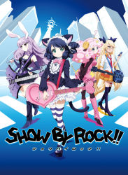 Rule 34 | 10s, 4girls, chuchu (show by rock!!), cyan (show by rock!!), moa (show by rock!!), multiple girls, official art, retoree (show by rock!!), show by rock!!