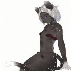 Rule 34 | 1girl, female focus, furry, furry female, simple background, sindoll, smile, solo, white background