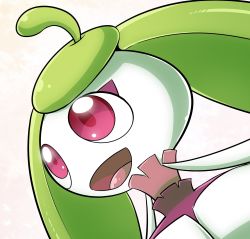 Rule 34 | artist request, furry, highres, no humans, open mouth, pokemon, red eyes, steenee