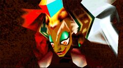 Rule 34 | 3d, animated, animated gif, lowres, mature female, nintendo, one eye closed, screencap, solo, the legend of zelda, the legend of zelda: ocarina of time, twinrova, wink