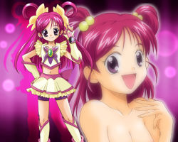 Rule 34 | 00s, cure dream, nude, pink hair, precure, purple eyes, yes! precure 5, yumehara nozomi