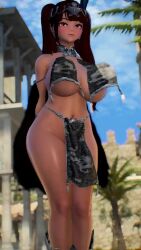 Rule 34 | 1girl, 3d, animated, audible music, breasts, highres, large breasts, solo, sound, tagme, the elder scrolls, the elder scrolls v: skyrim, video