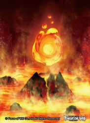 Rule 34 | bai ye liang, copyright name, fire, force of will, lava, no humans, official art, rock